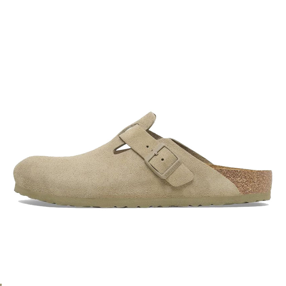 BOSTON SUEDE LEATHER FADED KHAKI