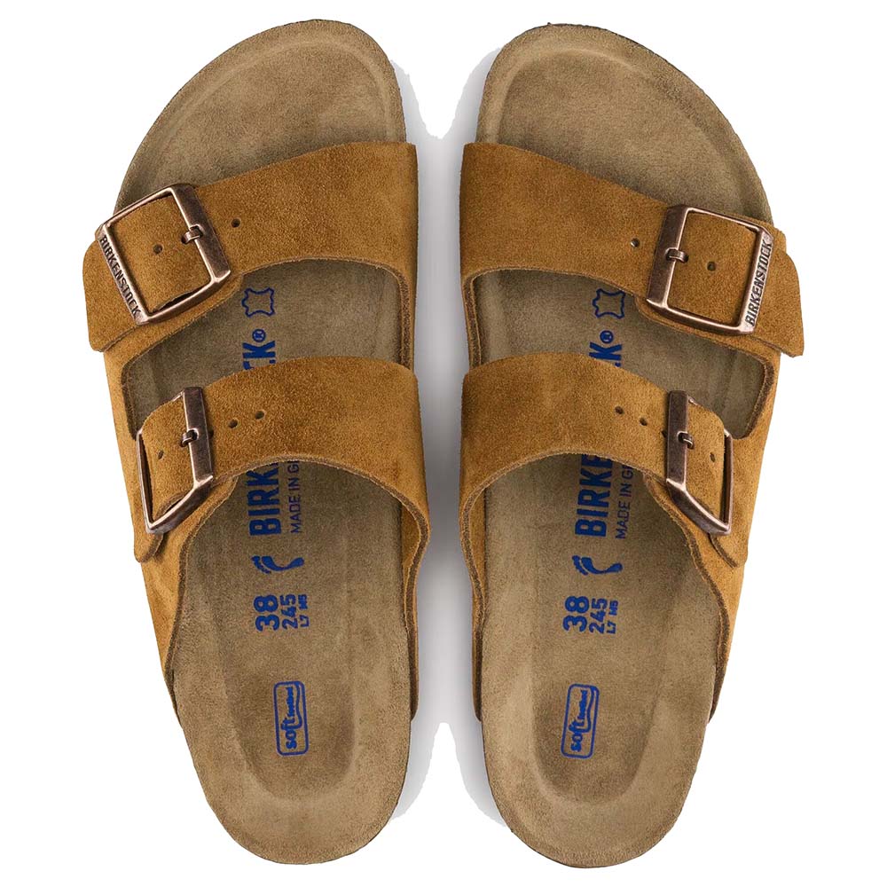 ARIZONA SOFT FOOTBED SUEDE LEATHER MINK