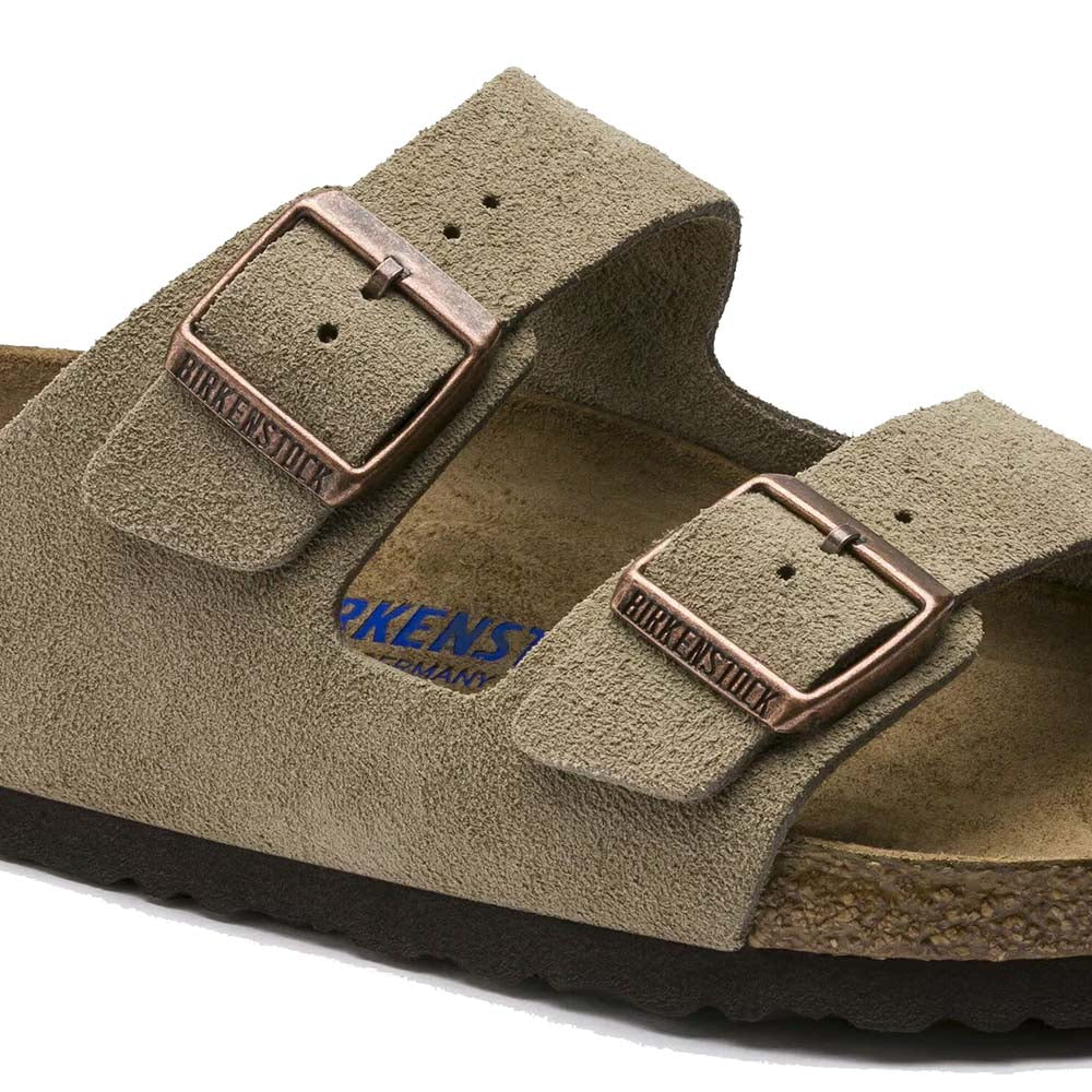 ARIZONA SOFT FOOTBED SUEDE LEATHER TAUPE