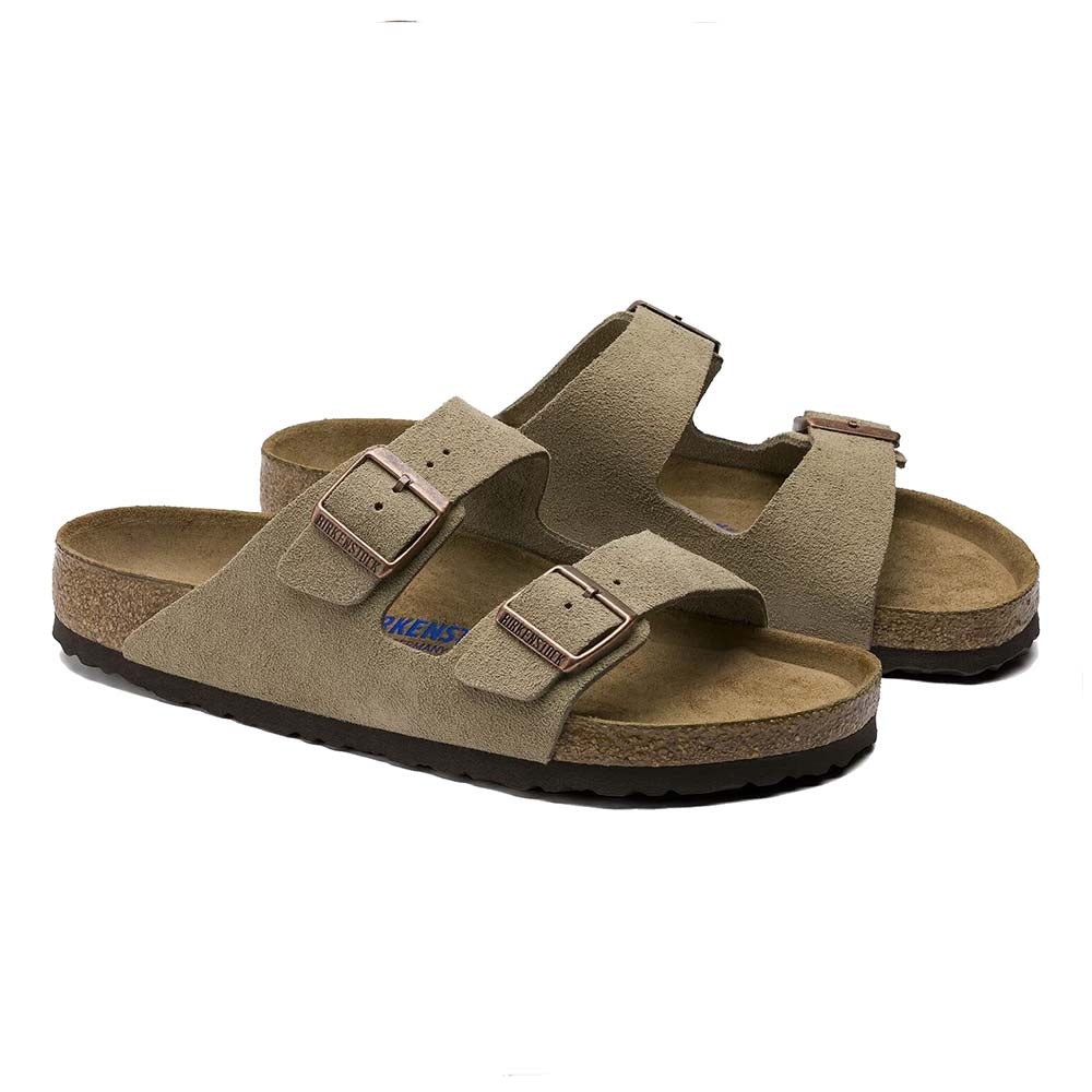 ARIZONA SOFT FOOTBED SUEDE LEATHER TAUPE