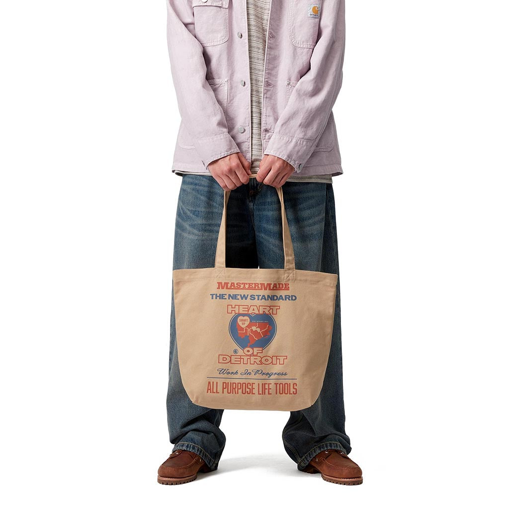 ARCAN PRINT CANVAS GRAPHIC TOTE BAG