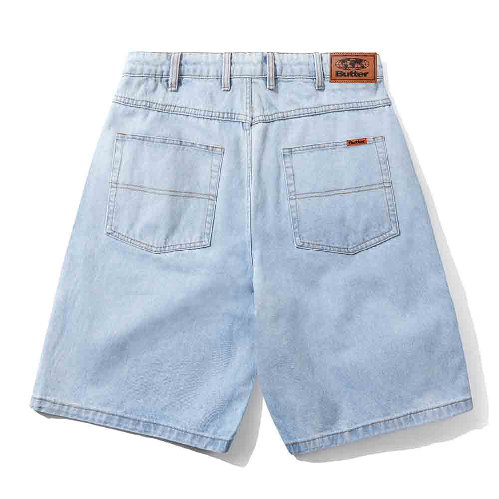 BAGGY DENIM SHORTS LIGHT BLUE