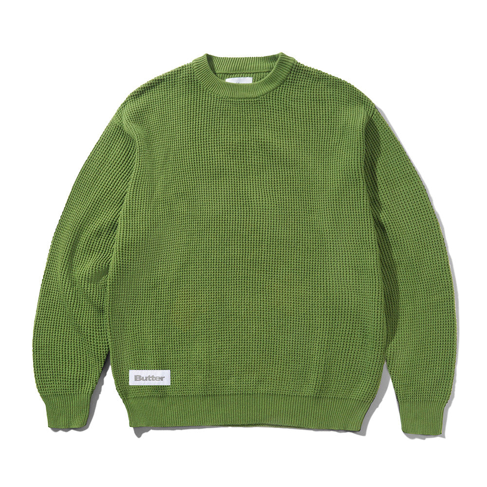 NEWCOMER REVERSIBLE KNIT SWEATER