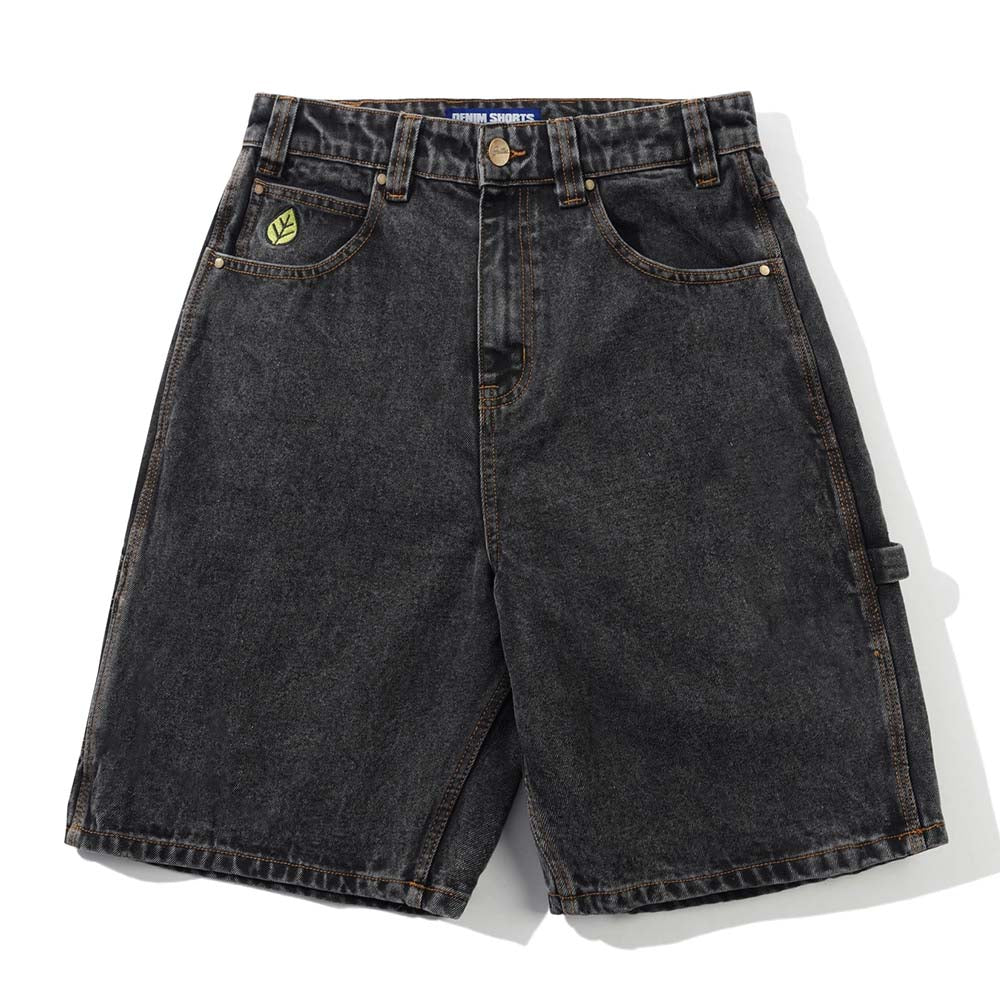 WEATHERGEAR DENIM SHORTS GUN METAL