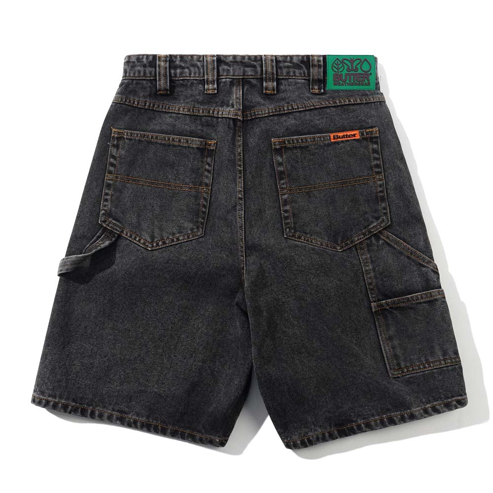 WEATHERGEAR DENIM SHORTS GUN METAL