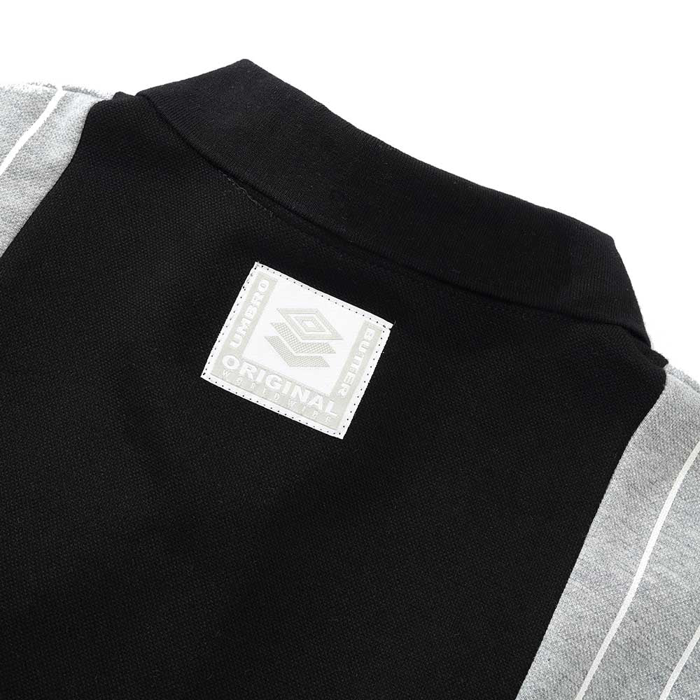 X UMBRO ATHLETICA S/S POLO SHIRT BLACK