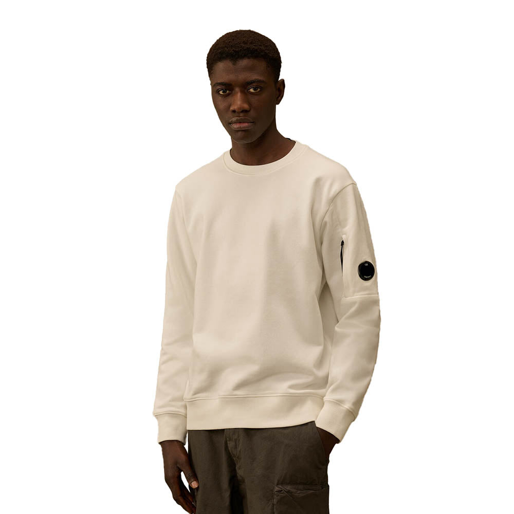DIAGONAL RAISED FLEECE CREWNECK LENS SWEATSHIRT