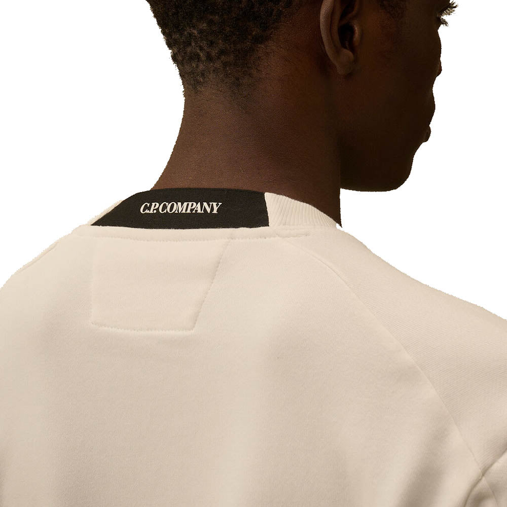 DIAGONAL RAISED FLEECE CREWNECK LENS SWEATSHIRT