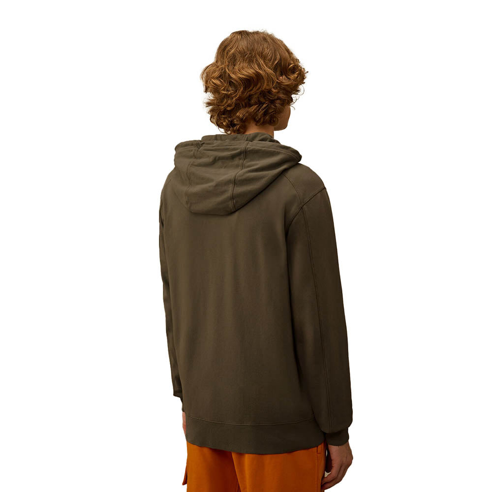 LIGHT FLEECE ZIP HOODED LENS SWEATSHIRT
