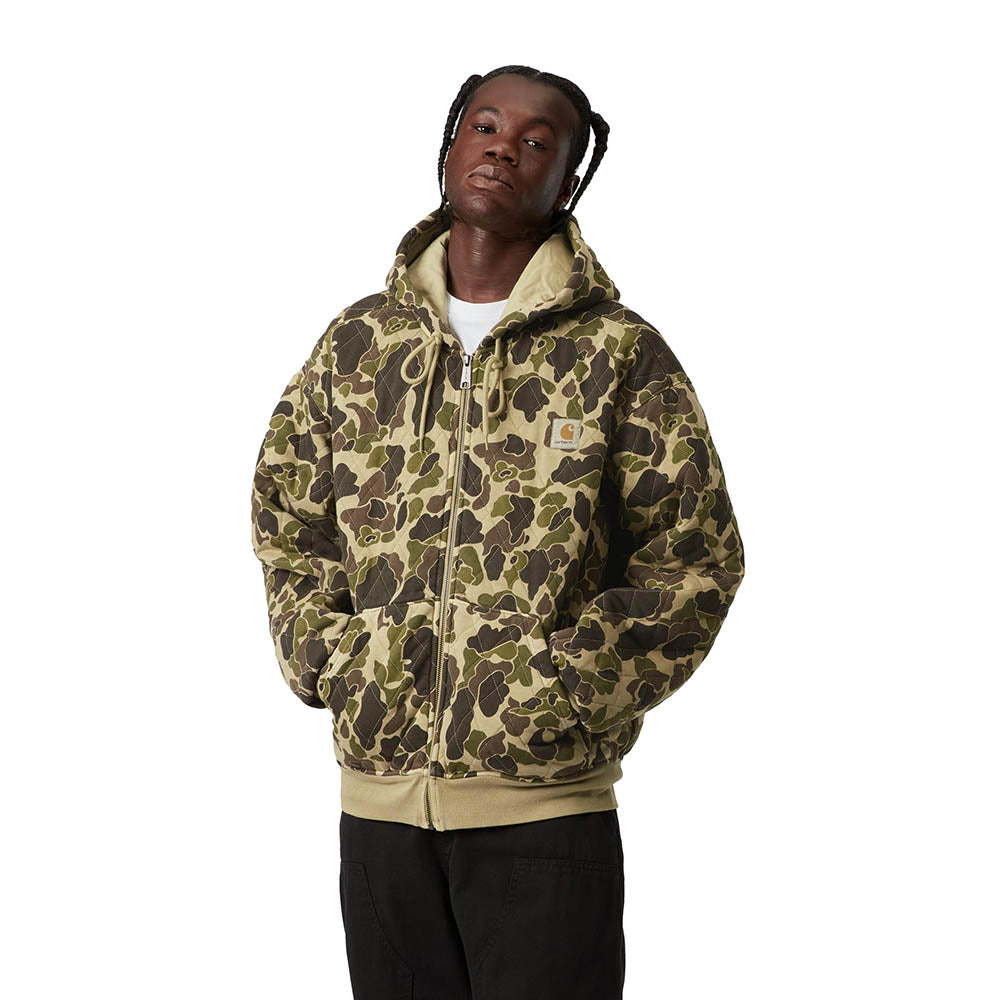 HOODED VISTA QUILTED SWEAT JACKET