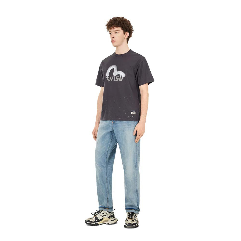 LOGO AND SEAGULL PRINT RELAX FIT T-SHIRT