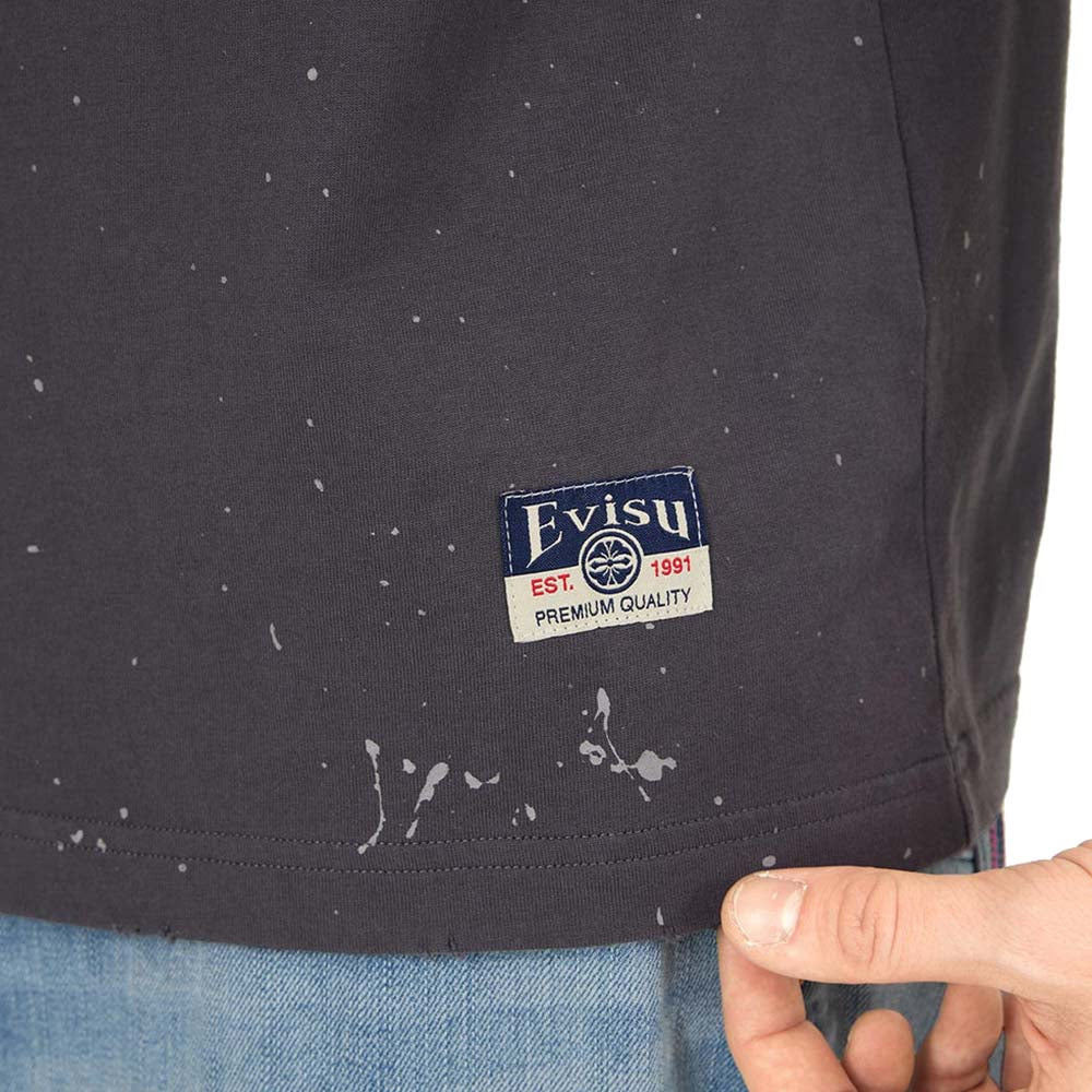 LOGO AND SEAGULL PRINT RELAX FIT T-SHIRT
