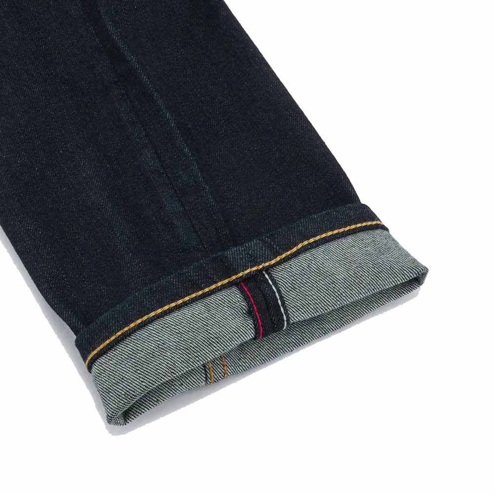 SEAGULL WITH KAMON PRINT POCKETS CARROT FIT JEANS #2017