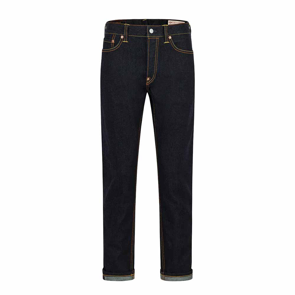 SEAGULL WITH KAMON PRINT POCKETS CARROT FIT JEANS #2017