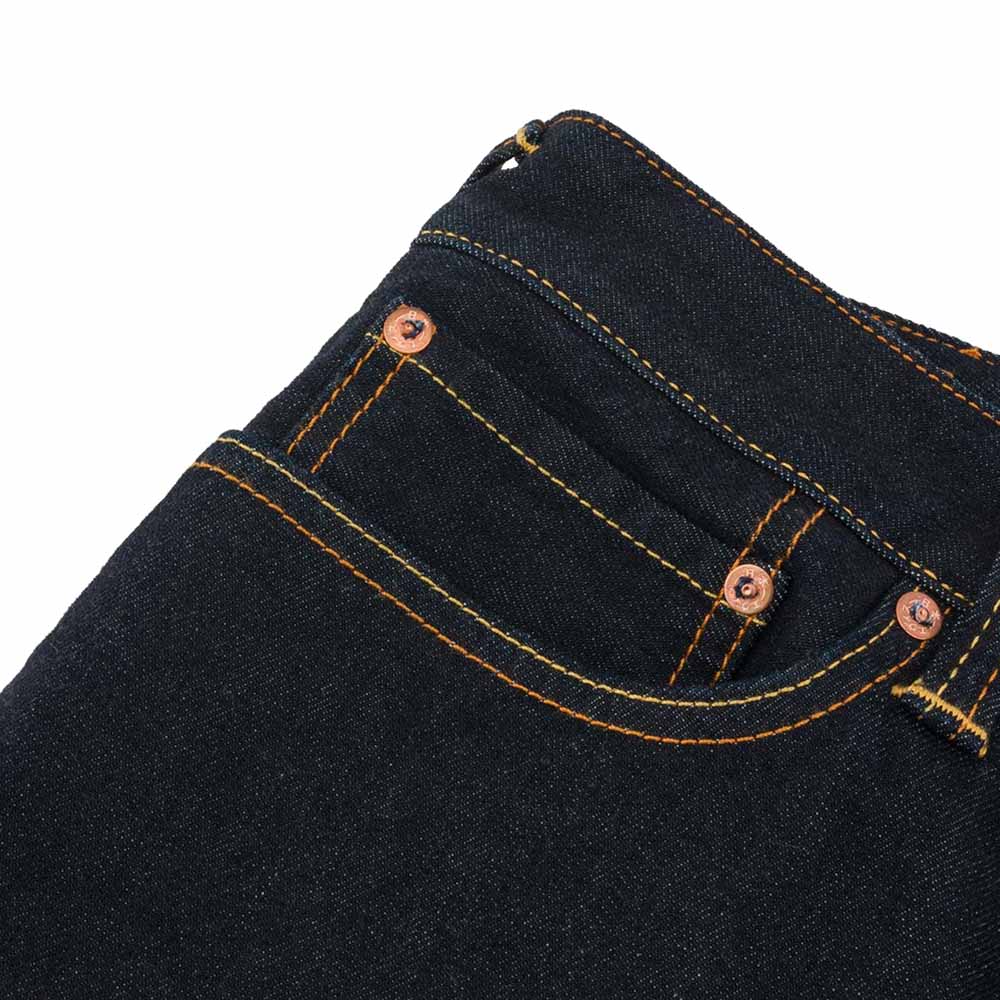 SEAGULL WITH KAMON PRINT POCKETS CARROT FIT JEANS #2017