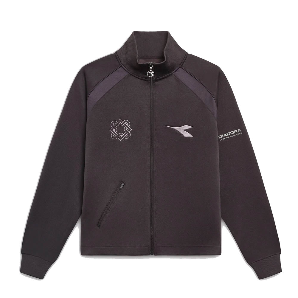 Diadora x Lack of Guidance - Track Jacket Grigio Magnete | Kozmo Laze