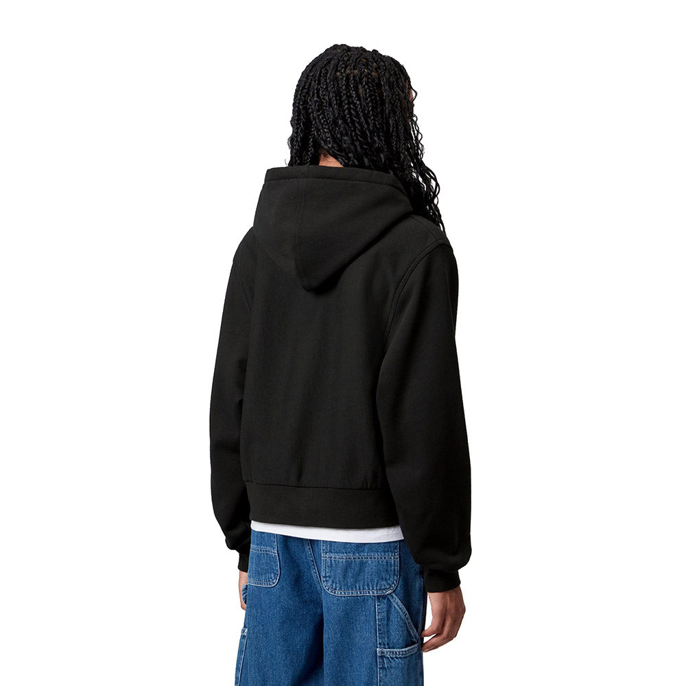 W' HOODED AMERICAN SCRIPT JACKET