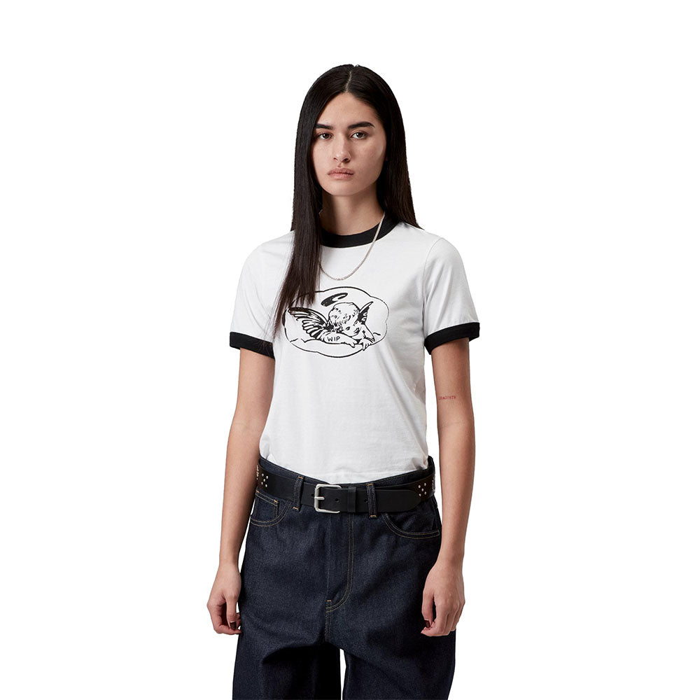 W' S/S REMINISCING RINGER T-SHIRT