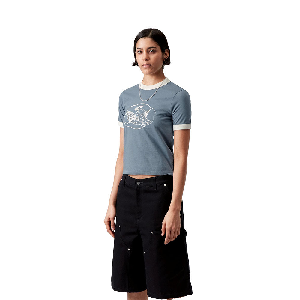 W' S/S REMINISCING RINGER T-SHIRT