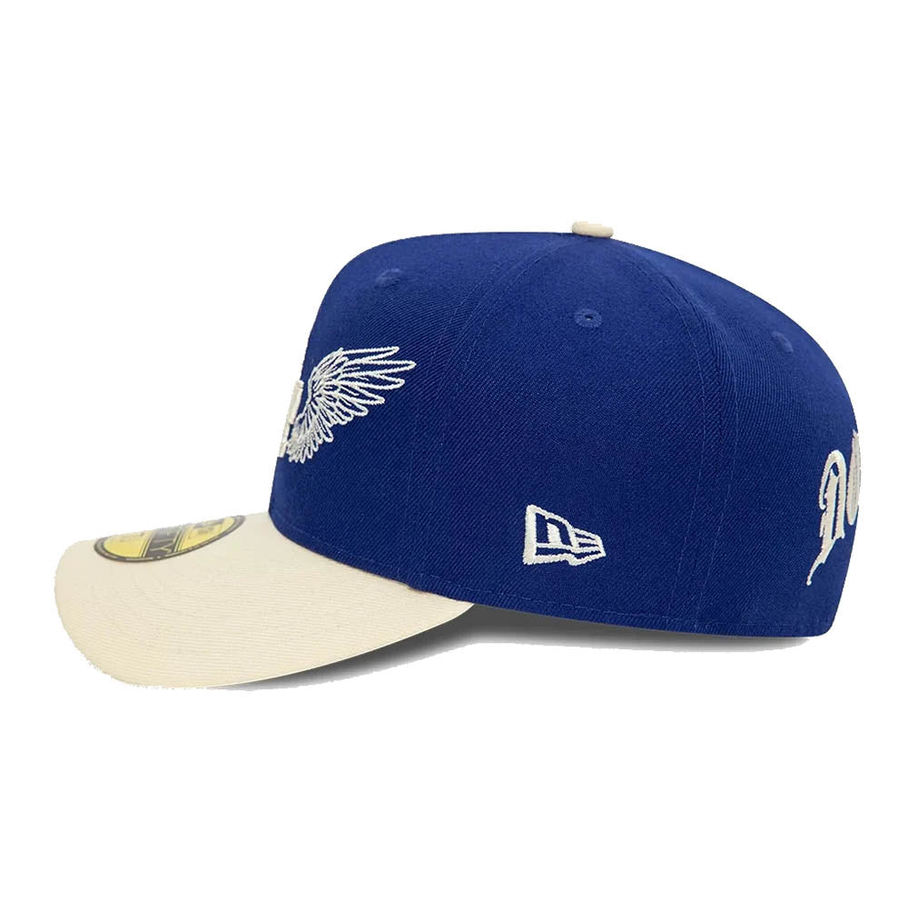 LA DODGERS MLB TEAM WINGS NAVY 59FIFTY CAP