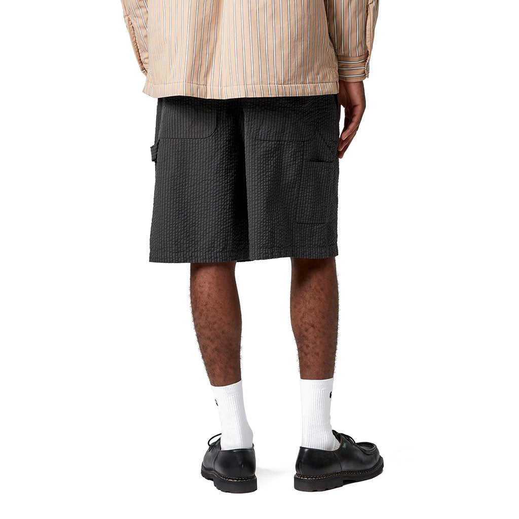 TOLAND SEERSUCKER SHORT BLACK