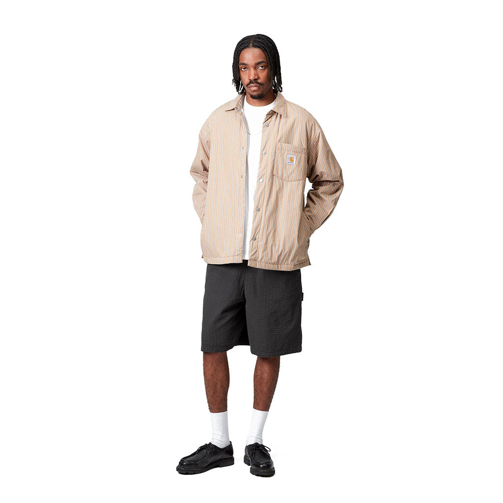 TOLAND SEERSUCKER SHORT BLACK