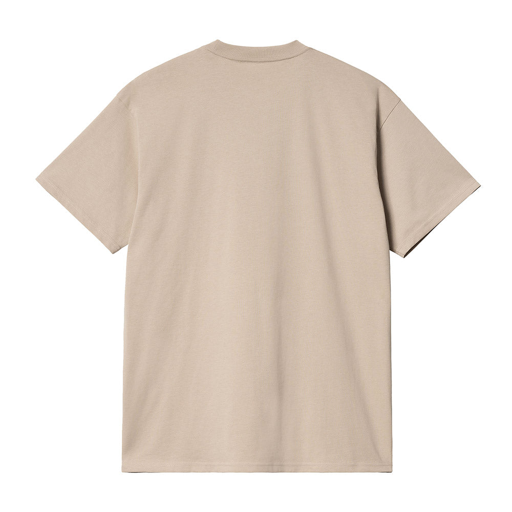 S/S SCRIPT EMBROIDERY T-SHIRT