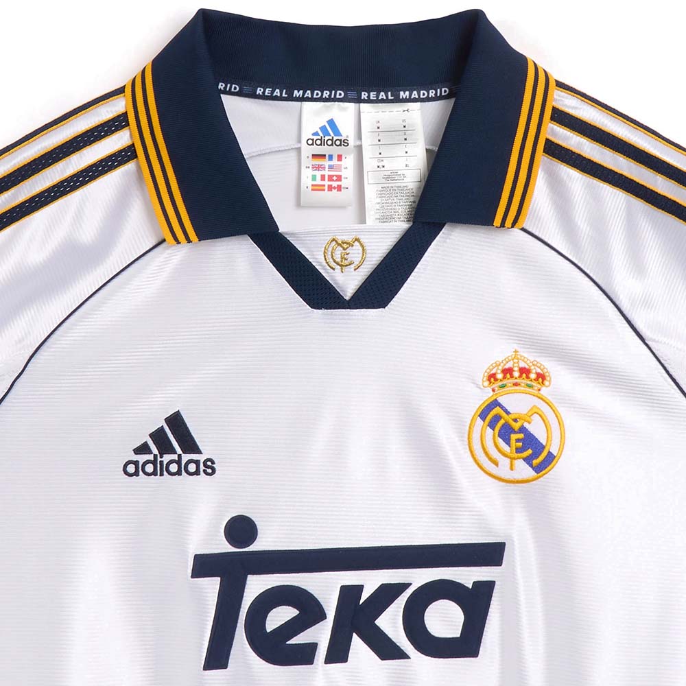 REAL MADRID 99/00 HOME JERSEY WHITE