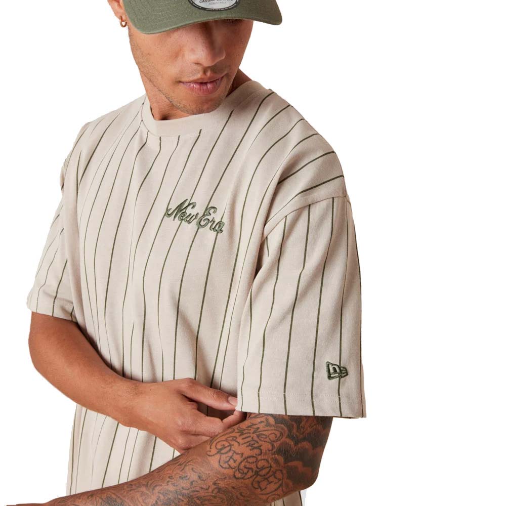 OVERSIZED PINSTRIPE TEE