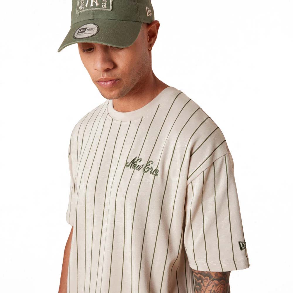 OVERSIZED PINSTRIPE TEE