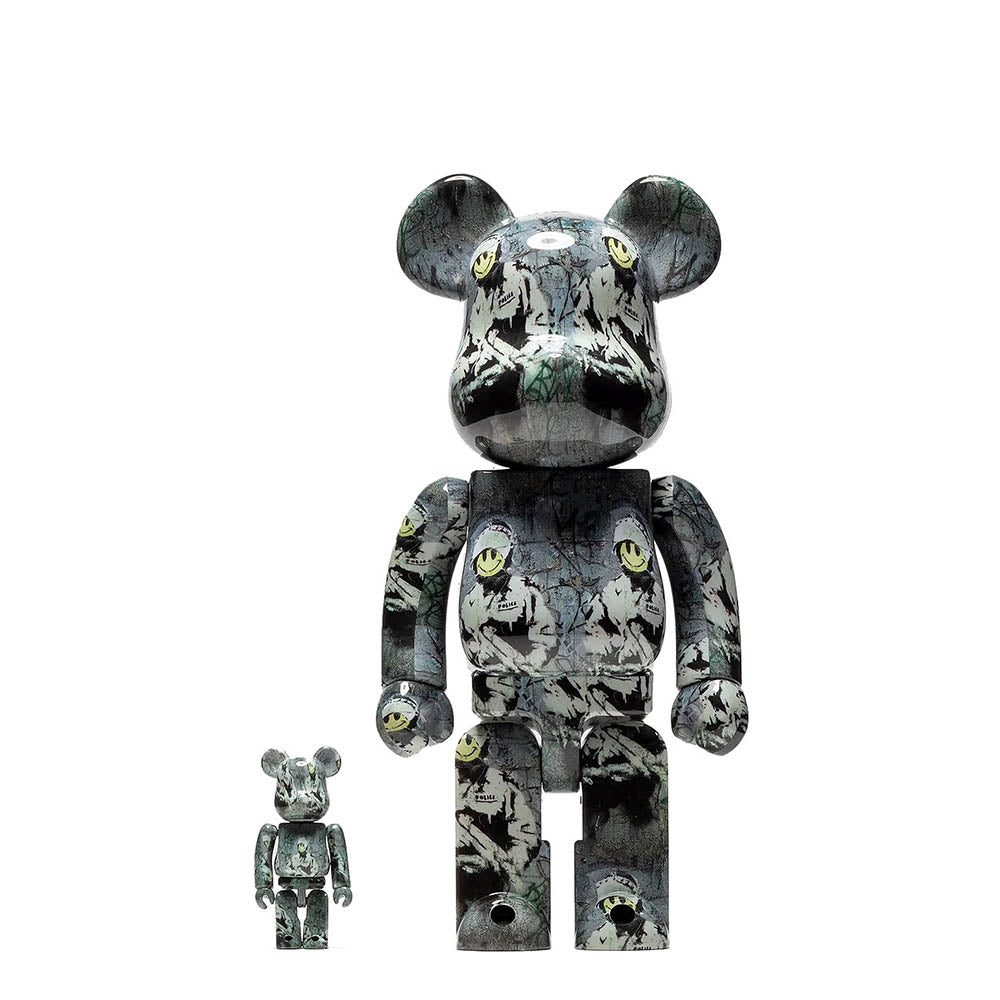 BEARBRICK 400% RIOT COP 2-PACK