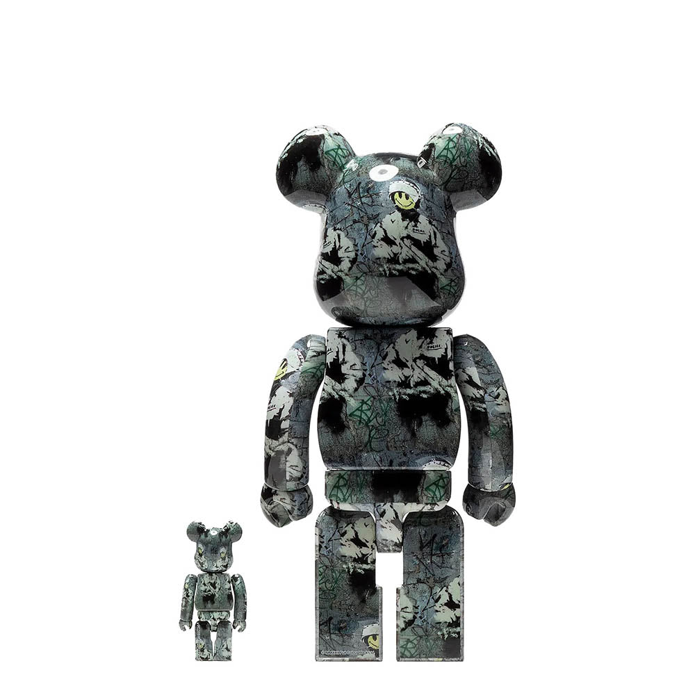 BEARBRICK 400% RIOT COP 2-PACK