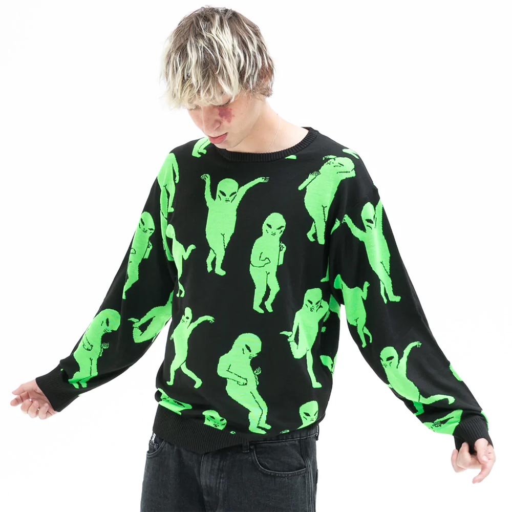ALIEN DANCE PARTY KNIT SWEATER