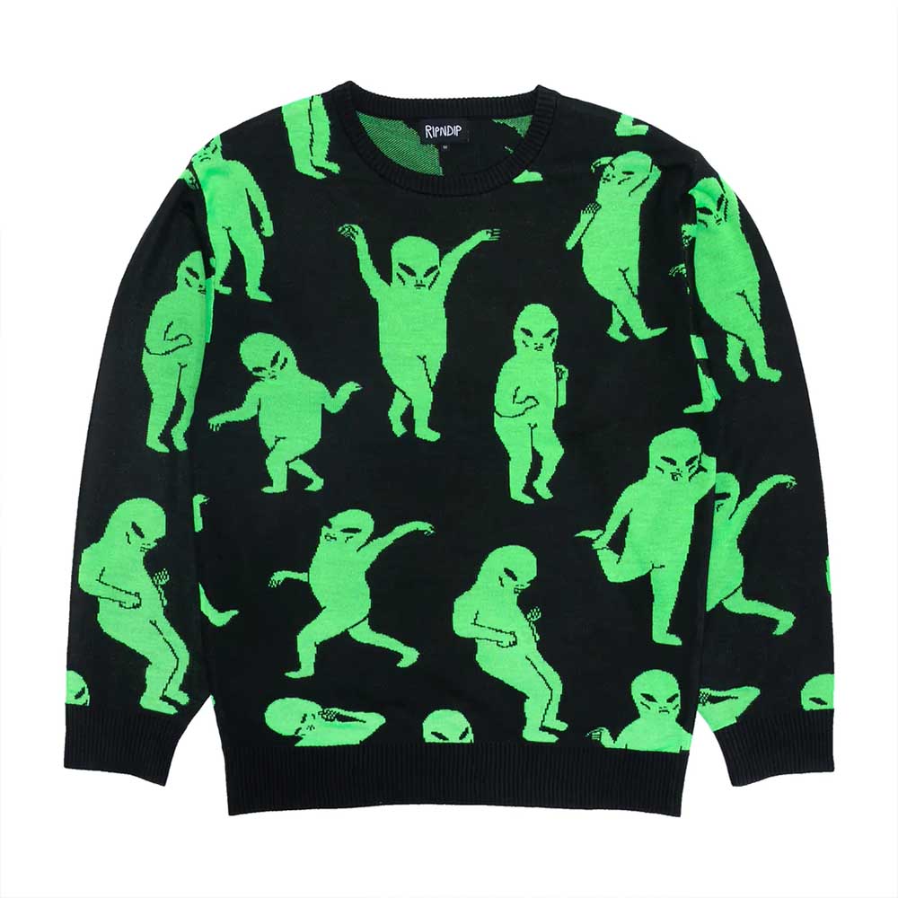 ALIEN DANCE PARTY KNIT SWEATER