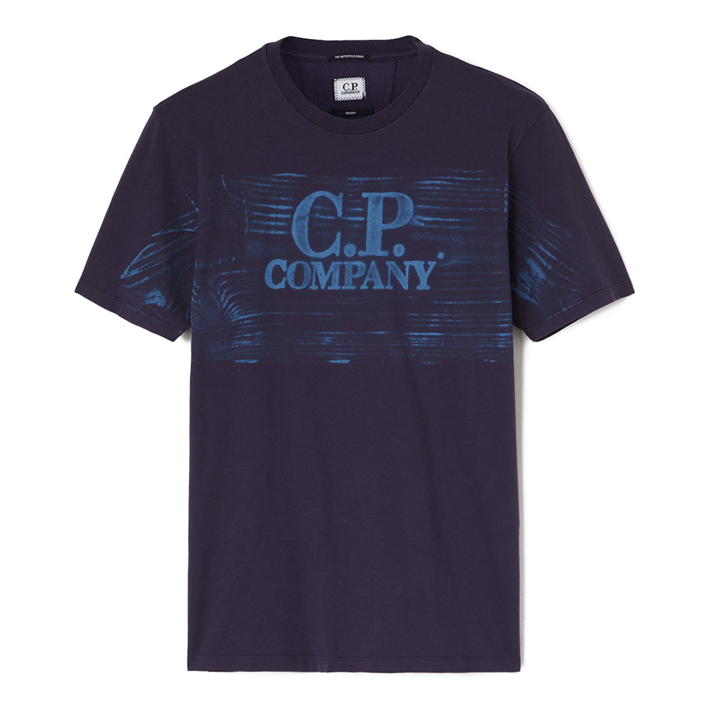 METROPOLIS SERIES JERSEY 20/1 CHEST LOGO T-SHIRT