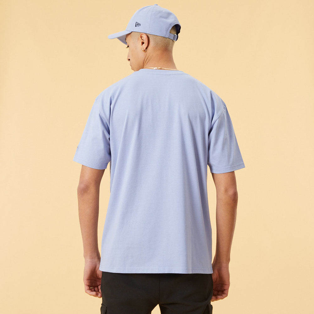 NEW YORK YANKEES LOGO BLUE OVERSIZED T-SHIRT