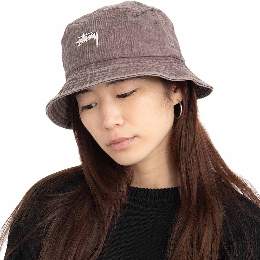 WASHED STOCK BUCKET HAT