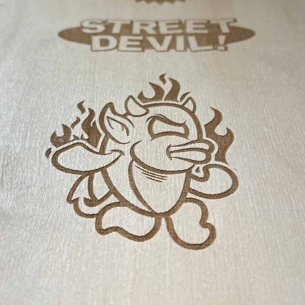 DEVIL SKATE DECK