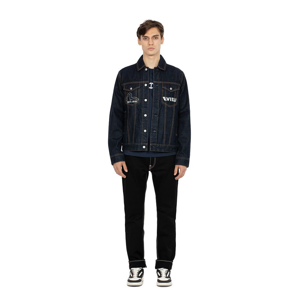 MONOGRAM DAICOCK REGULAR FIT DENIM JACKET