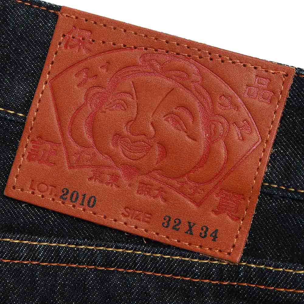 MONOGRAM DAICOCK DISCHARGED PRINT SLIM FIT JEANS #2010