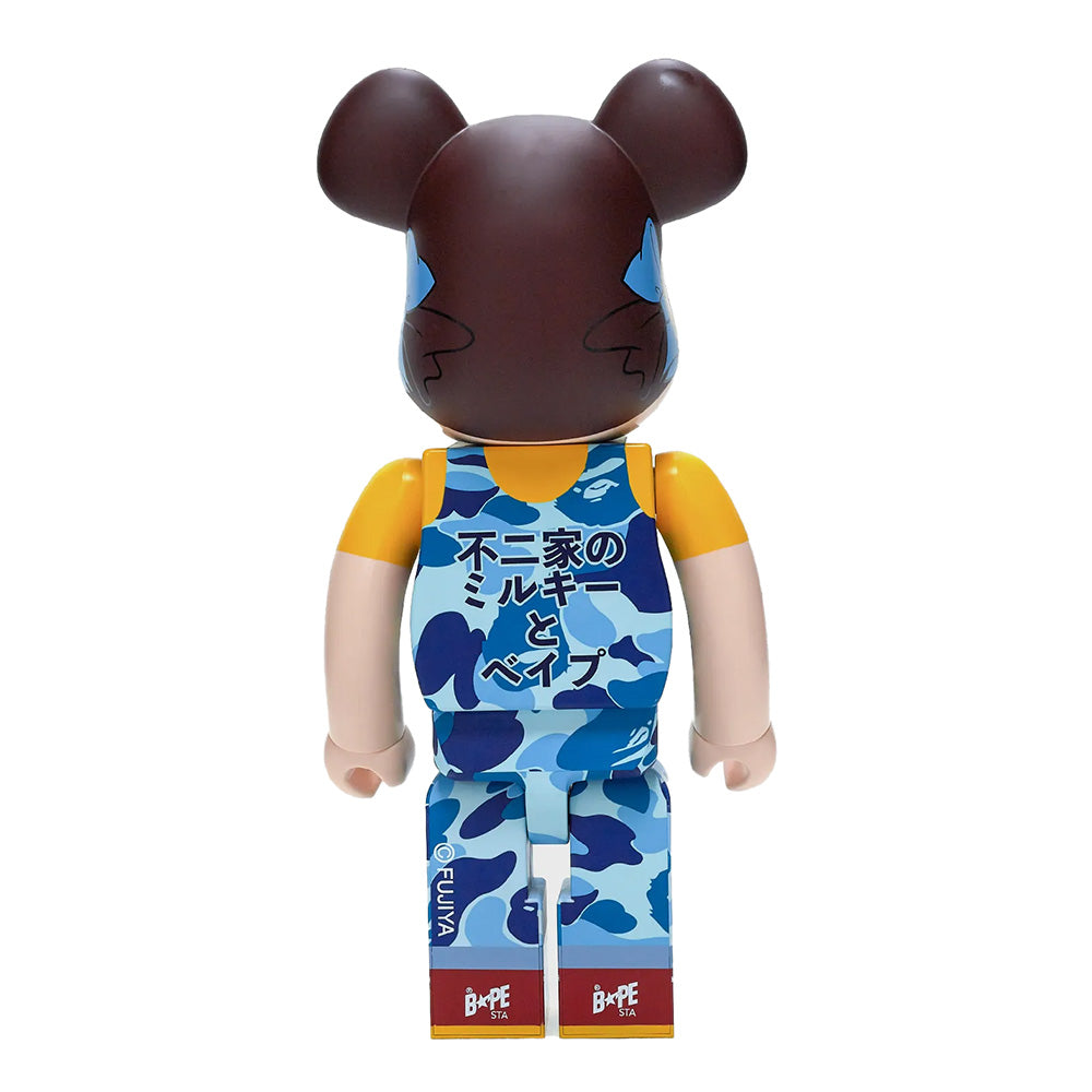 BEARBRICK 1000% BAPE X PEKO-CHAN BLUE