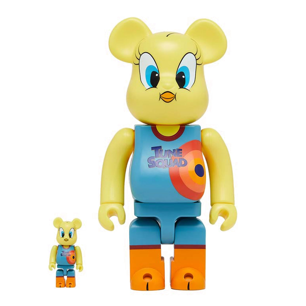 BEARBRICK 400% SPACE JAM 2 TWEETY 2-PACK