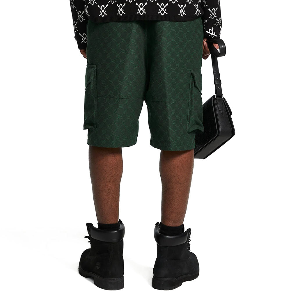 BENJI MONOGRAM CARGO SHORTS