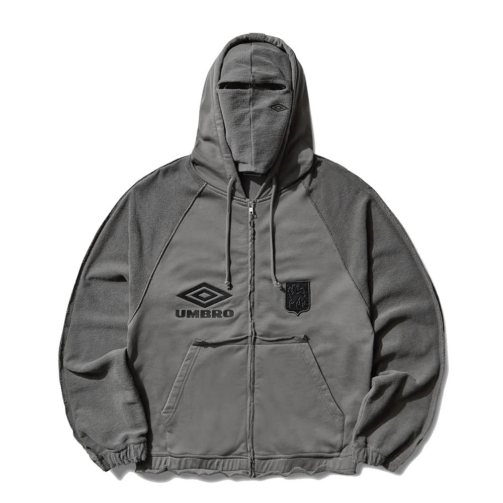 ROYAL ARMS ZIP MASKED HOODIE