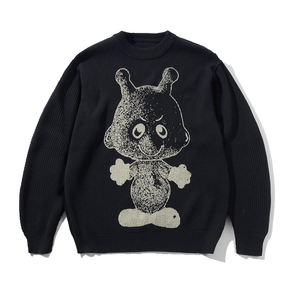 NEWCOMER REVERSIBLE KNIT SWEATER