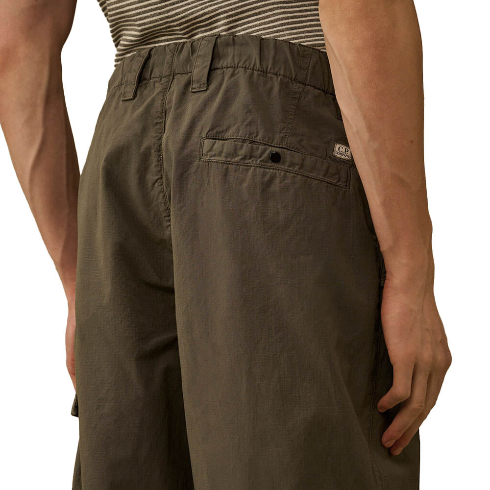 COTTON RIP-STOP BOXY LENS CARGO PANTS