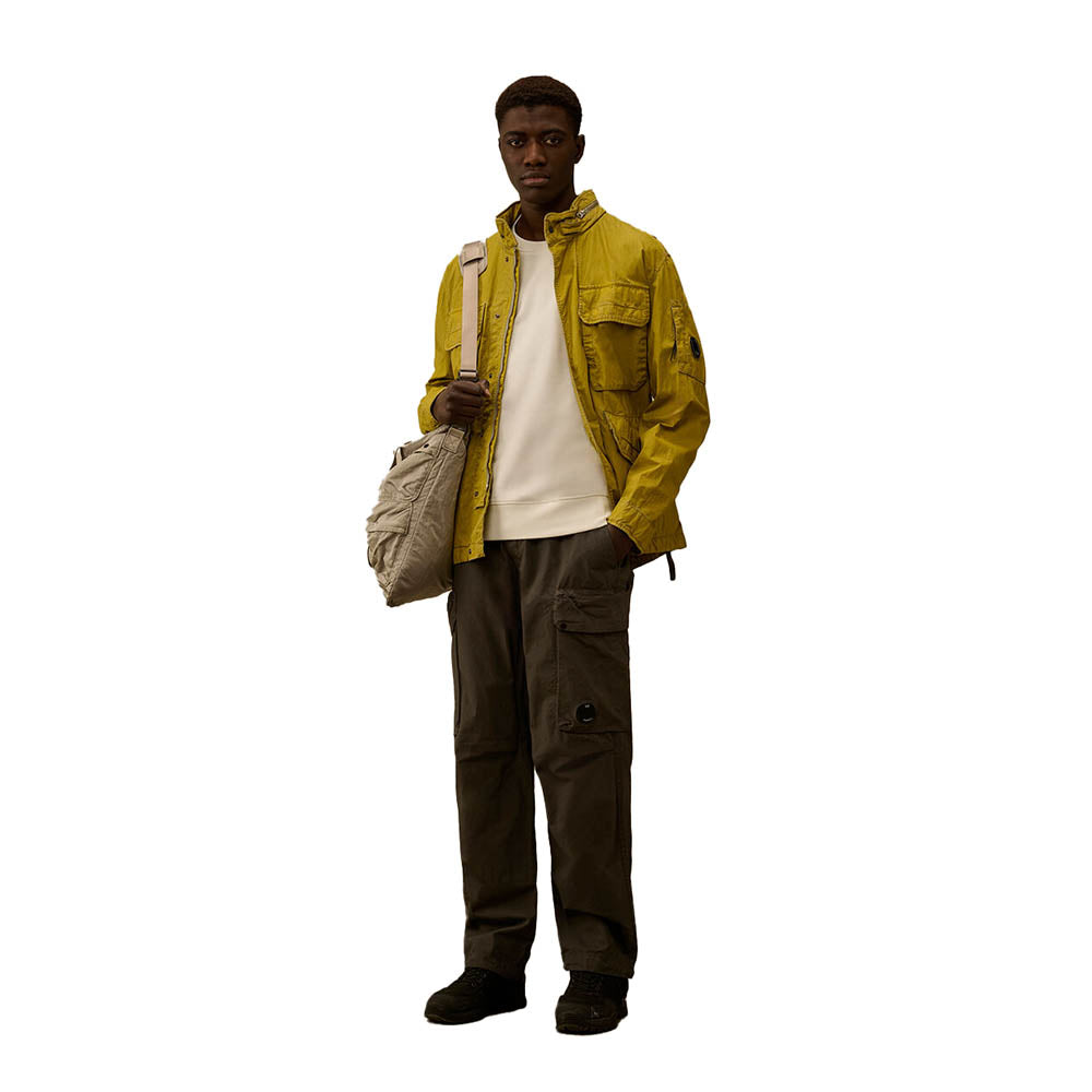 DIAGONAL RAISED FLEECE CREWNECK LENS SWEATSHIRT