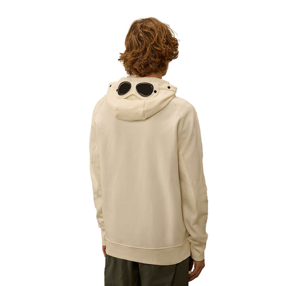 DIAGONAL RAISED FLEECE GOGGLE SWEATSHIRT