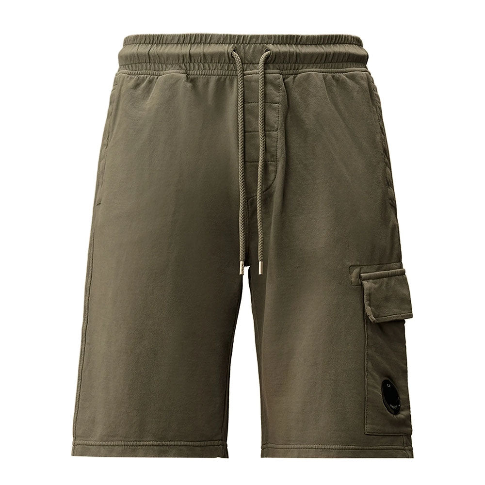 LIGHT FLEECE CARGO LENS SWEATSHORTS