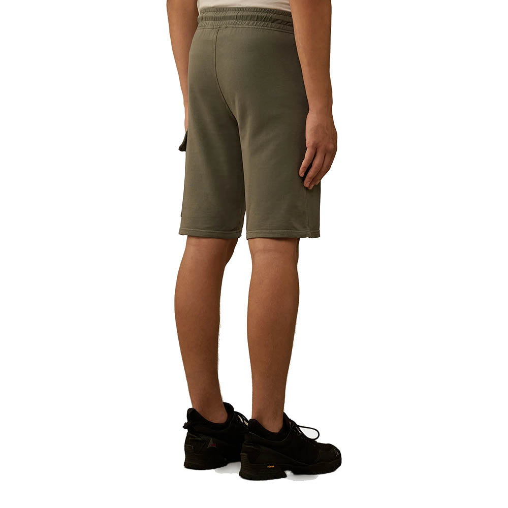 LIGHT FLEECE CARGO LENS SWEATSHORTS
